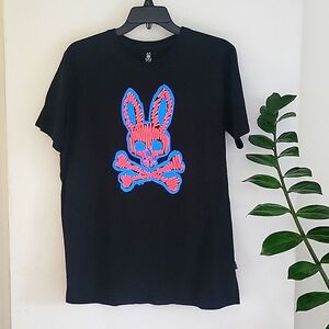 NWOT Psycho Bunny T-Shirt- Black - Sz 7